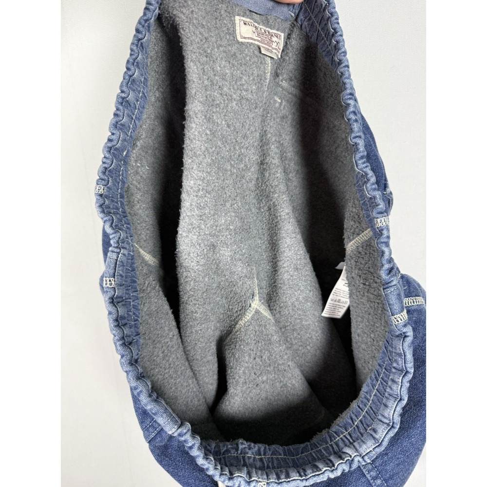 Wallace & Barnes Shorts Men's XL Indigo Dye Fleece Lined Cuffed Beachy Camping - Picture 6 of 7